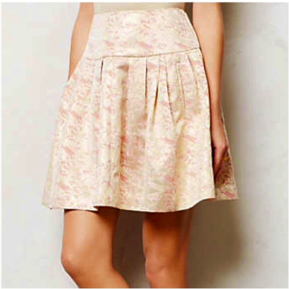 Anthropologie Moulinette Soeurs Sugarplum brocade skirt. NWOT